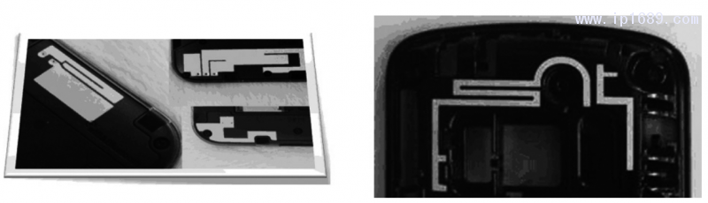 图 3 LDS 功能塑料制备的手机天线形式案例